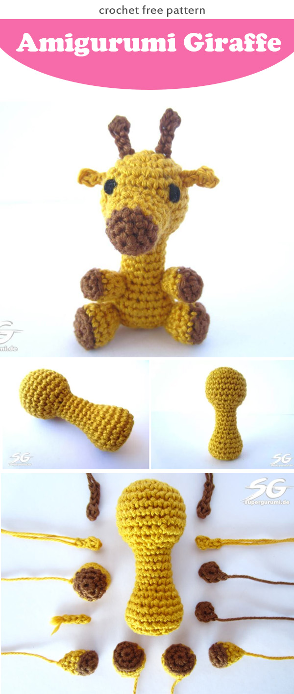 Amigurumi Giraffe crochet free pattern