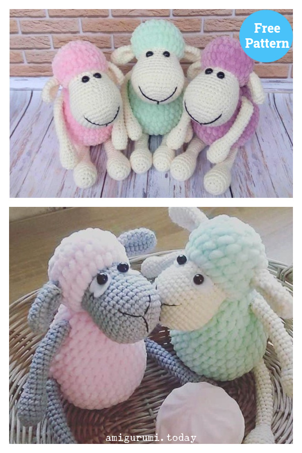 Amigurumi Sheep Toy Free Crochet Pattern