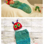 Baby Caterpillar Cocoon Crochet Free Pattern