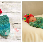 Baby Caterpillar Cocoon Crochet Free Pattern