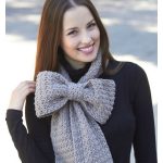 Bow Scarf Free Crochet Pattern