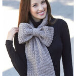 Bow Scarf Free Crochet Pattern