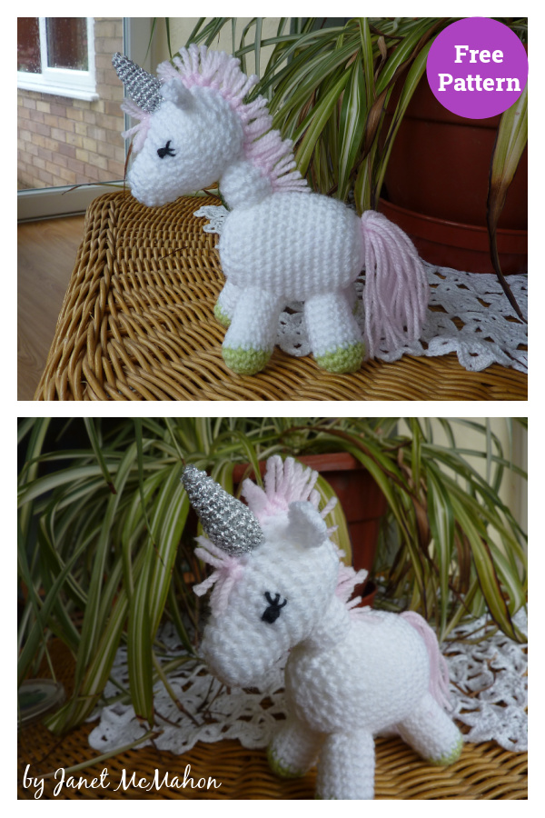 Charley the Unicorn Amigurumi Free Crochet Pattern