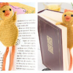 Easter Chicken Bookmark Free Crochet Pattern