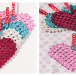 Granny Hearts Crochet Free Pattern