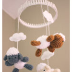 Lamb Baby Mobile Free Crochet Pattern