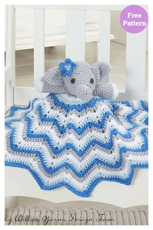 Stella Lovey Blanket Free Crochet Pattern 