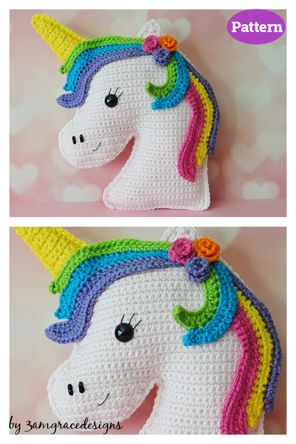 Unicorn Kawaii Cuddler Crochet Pattern