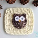 Woodland Owl Square free crochet pattern