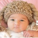 crochet cabbage patch doll inspired hat free pattern