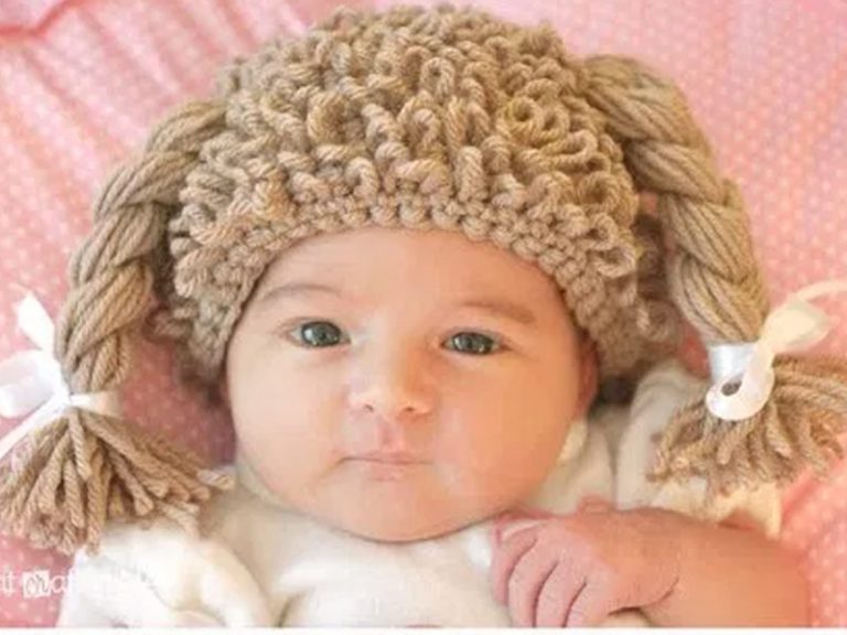 Crochet Cabbage Patch Doll Inspired Hat Free Pattern
