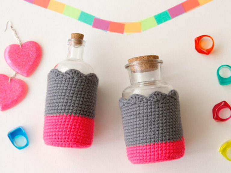 Bottle Cozies Free Crochet Pattern