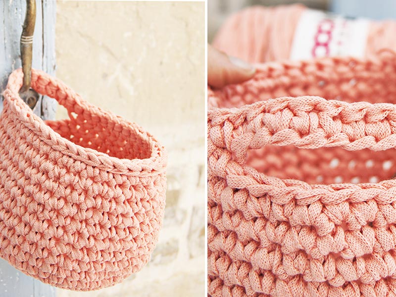 Crochet Hanging Basket Free Pattern