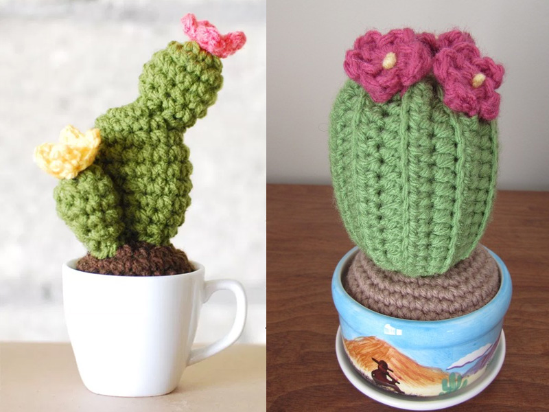 Crochet Cactus In A Cup Free Pattern