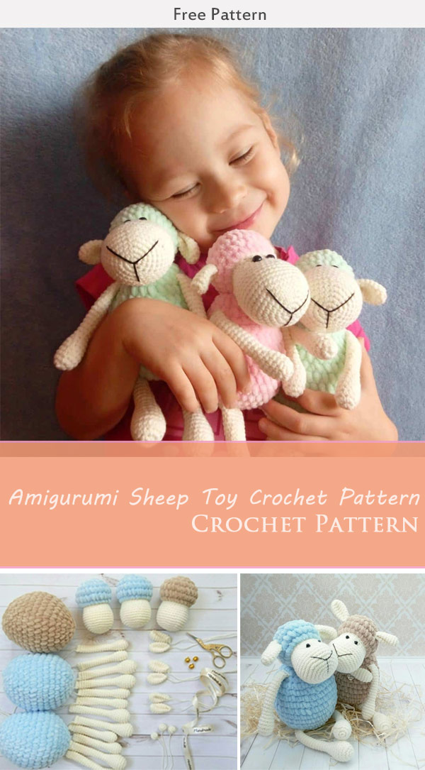 Amigurumi Sheep Toy Free Crochet Pattern