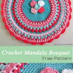 Crochet Mandala Bouquet Free Diagram