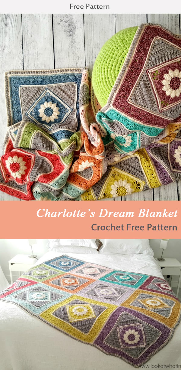 Charlotte’s Dream Blanket Crochet Free Pattern
