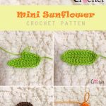 Mini Sunflower Crochet Free Pattern