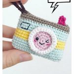 Camera Keychain Free Crochet Pattern