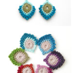 French Mini Peacock Feather Crochet Free Pattern