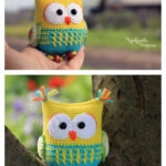 Owl Rattle Toy Crochet Free Pattern