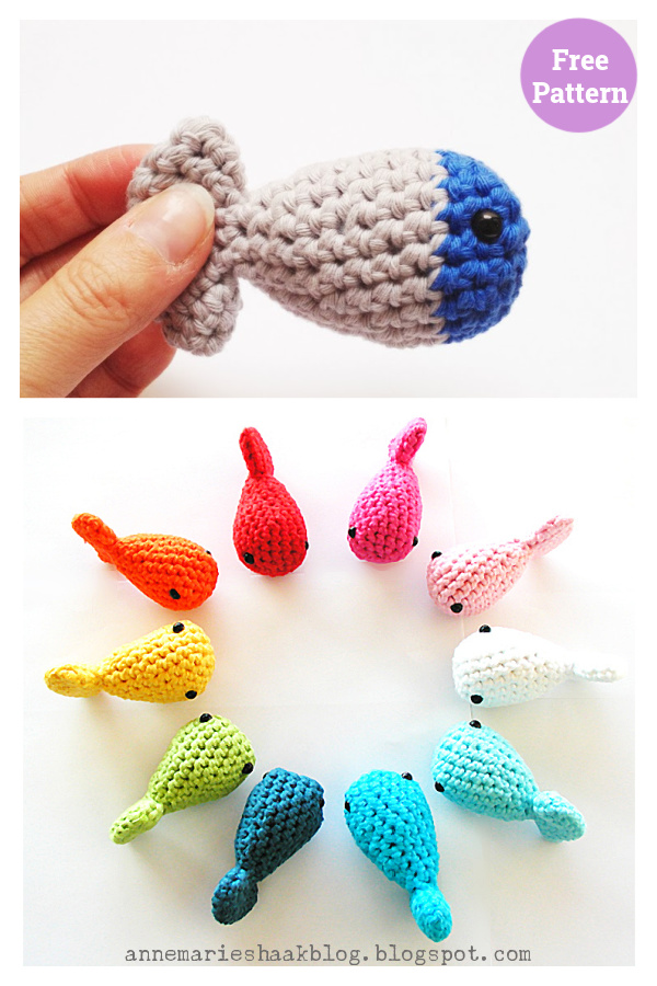 Simple Fish Toy Crochet Free Pattern