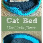 Sturdy & Comfy Cat Bed Free Crochet Pattern