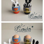 Superbunny Easter Egg Cozies Crochet Free Pattern