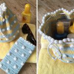 Small Drawstring Bag Crochet Free Pattern