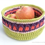 Fall Apple Basket: Free Crochet Pattern