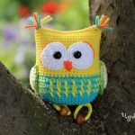 The Owl Rattle Toy Crochet Free Pattern
