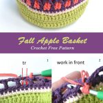 Fall Apple Basket: Free Crochet Pattern