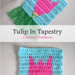 Tulip Flower In Tapestry Free Crochet Pattern