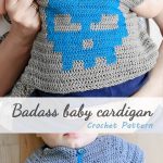 Badass Baby Cardigan Clothing Crochet Free Pattern