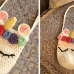 Unicorn Amigurumi Bag Crochet Free Pattern