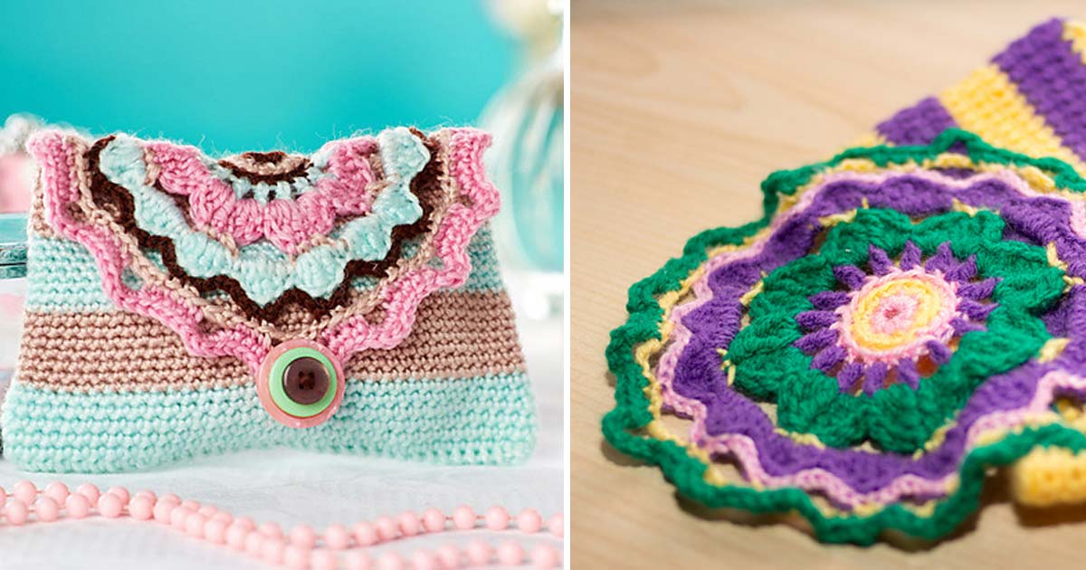 Easy Flower Purse Crochet Free Pattern
