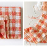 Cluster Stitch Gingham Blanket Crochet Free Pattern and Video Tutorial