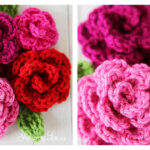 Easy Rose Crochet Free Pattern