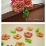 Pretty Little Flowers Bookmark Crochet Free Pattern