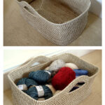 Rope Basket Crochet Free Pattern