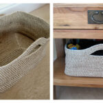 Rope Basket Crochet Free Pattern