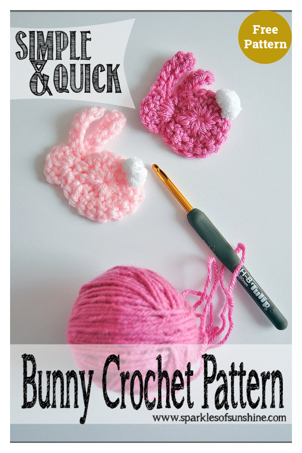 Simple & Quick Bunny Crochet Free Pattern