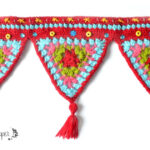 Triangles Wall Hanging Crochet Free Pattern