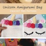 Unicorn Amigurumi Bag Crochet Free Pattern