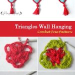 Triangles Wall Hanging Crochet Free Pattern