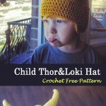Child Superhero Thor & Loki Hat Crochet Free Pattern