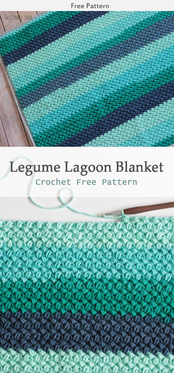 Legume Lagoon Blanket Crochet Free Pattern