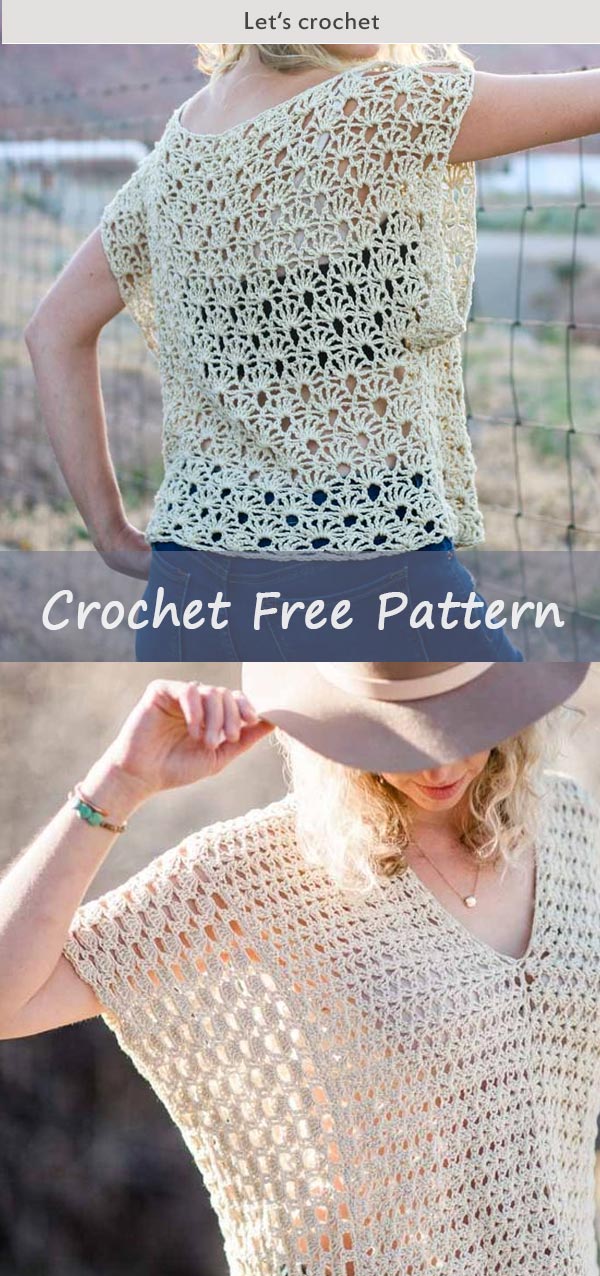 Canyonlands Boho Top Free Crochet Pattern