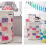 Fringe Basket Crochet Free Pattern