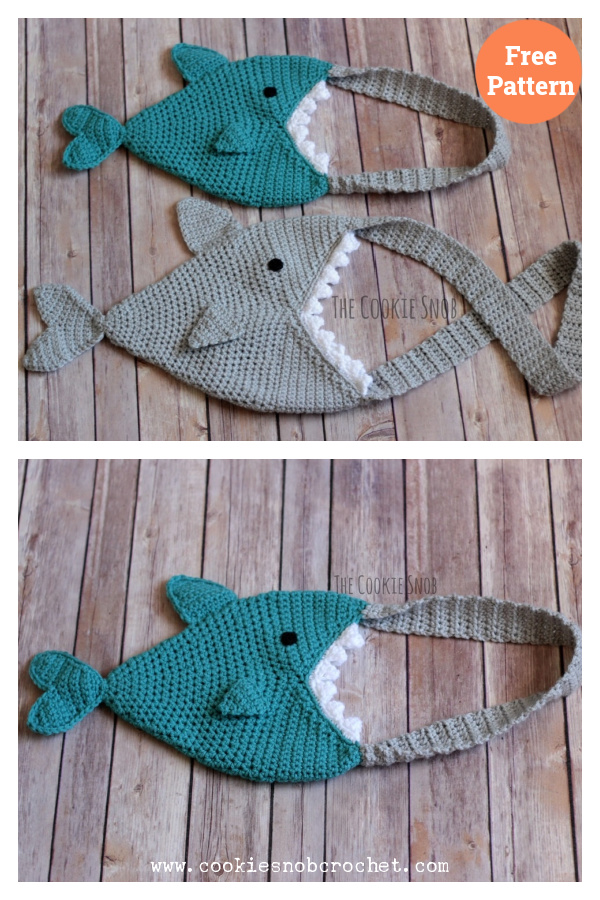 Shark Bag Crochet Free Pattern